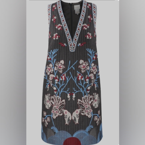 NWT FOXIEDOX EMBROIDERY DRESS - Picture 2 of 4